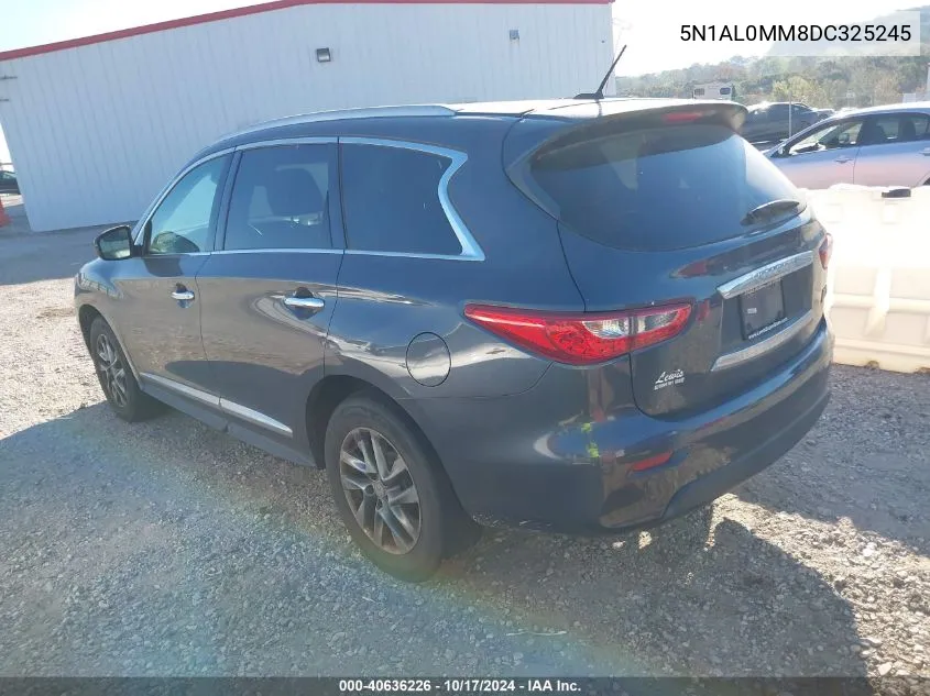 2013 Infiniti Jx35 VIN: 5N1AL0MM8DC325245 Lot: 40636226