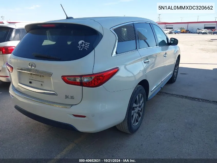 5N1AL0MMXDC320662 2013 Infiniti Jx35