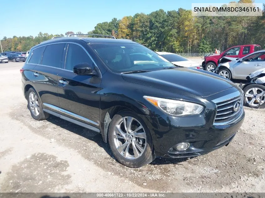 2013 Infiniti Jx35 VIN: 5N1AL0MM8DC346161 Lot: 40661723