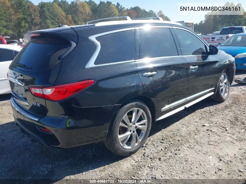 2013 Infiniti Jx35 VIN: 5N1AL0MM8DC346161 Lot: 40661723