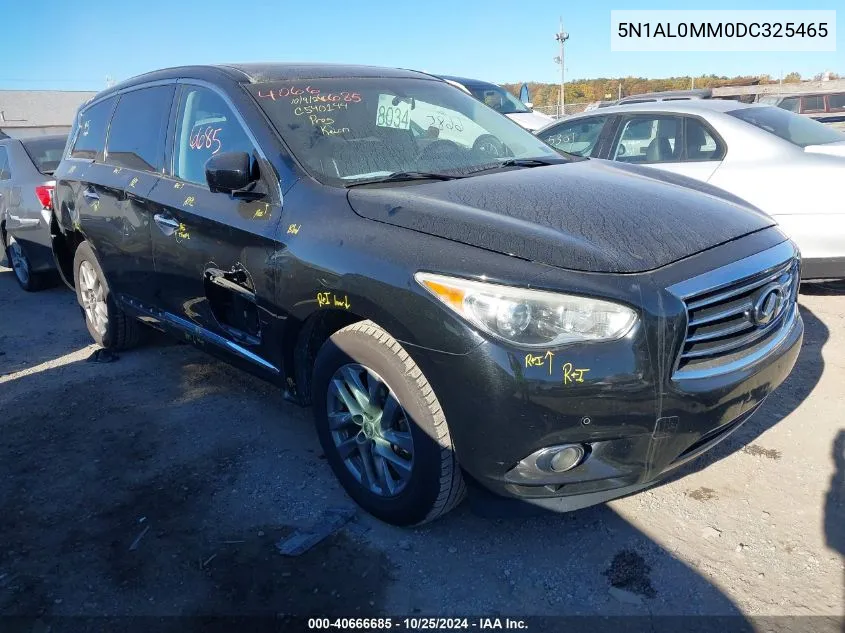 2013 Infiniti Jx35 VIN: 5N1AL0MM0DC325465 Lot: 40666685