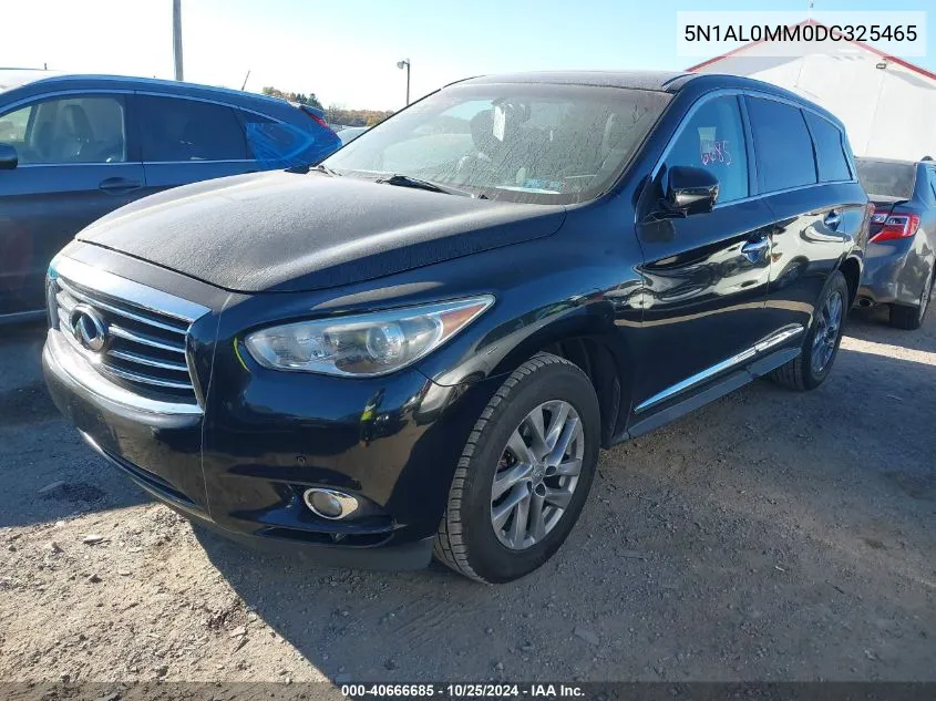 2013 Infiniti Jx35 VIN: 5N1AL0MM0DC325465 Lot: 40666685