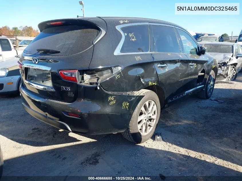 2013 Infiniti Jx35 VIN: 5N1AL0MM0DC325465 Lot: 40666685