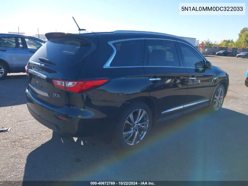 5N1AL0MM0DC322033 2013 Infiniti Jx35