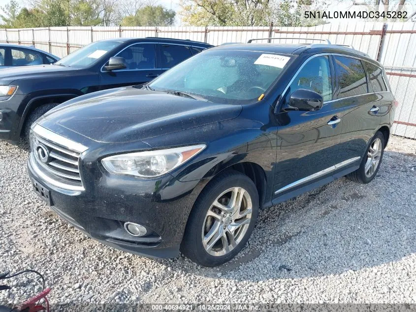 2013 Infiniti Jx35 VIN: 5N1AL0MM4DC345282 Lot: 40694921