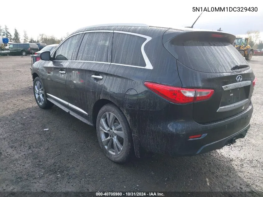 2013 Infiniti Jx35 VIN: 5N1AL0MM1DC329430 Lot: 40705980