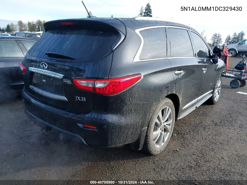 2013 Infiniti Jx35 VIN: 5N1AL0MM1DC329430 Lot: 40705980