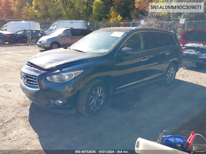 2013 Infiniti Jx35 VIN: 5N1AL0MM9DC309071 Lot: 40752635