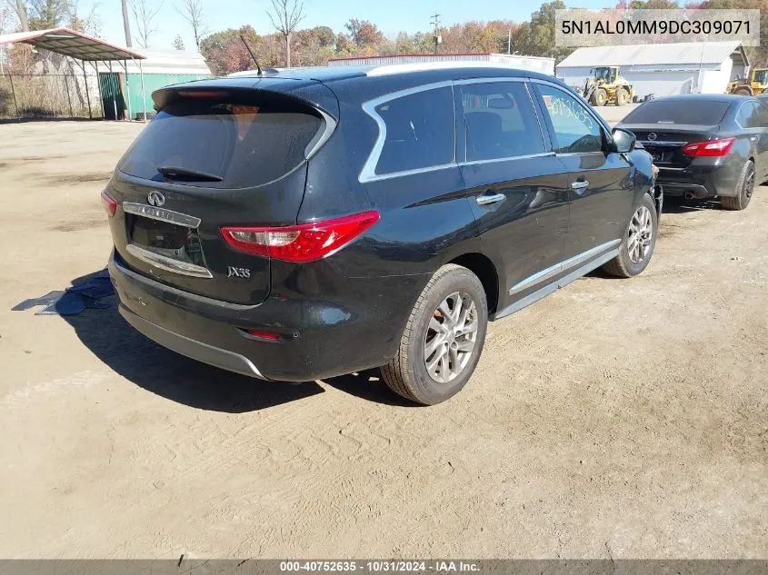 2013 Infiniti Jx35 VIN: 5N1AL0MM9DC309071 Lot: 40752635