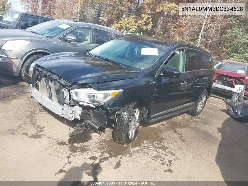 2013 Infiniti Jx35 VIN: 5N1AL0MM3DC334628 Lot: 40757893