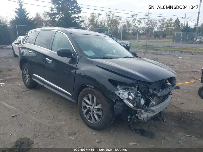 2013 Infiniti Jx35 VIN: 5N1AL0MN6DC341047 Lot: 40771459