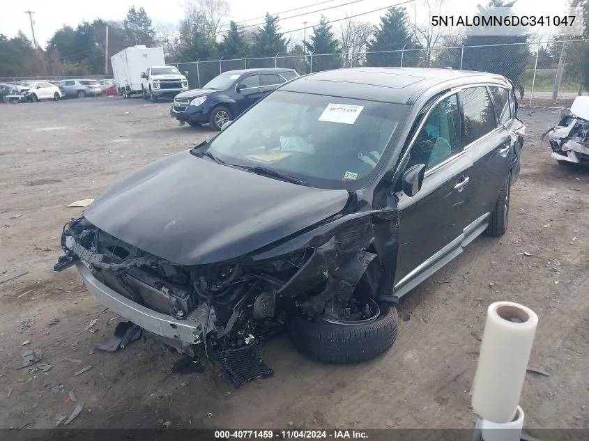 2013 Infiniti Jx35 VIN: 5N1AL0MN6DC341047 Lot: 40771459