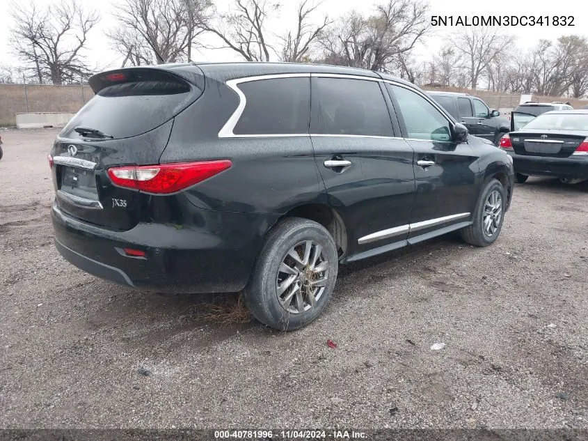 2013 Infiniti Jx35 VIN: 5N1AL0MN3DC341832 Lot: 40781996