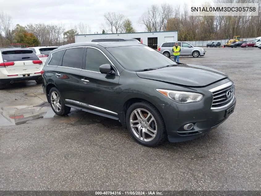 2013 Infiniti Jx35 VIN: 5N1AL0MM3DC305758 Lot: 40794316