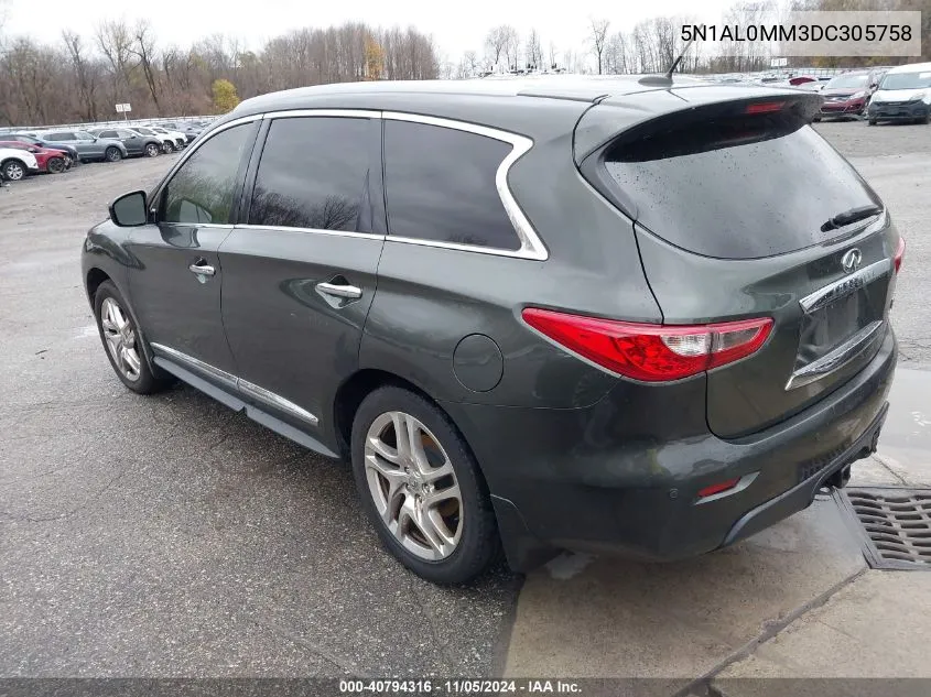 2013 Infiniti Jx35 VIN: 5N1AL0MM3DC305758 Lot: 40794316