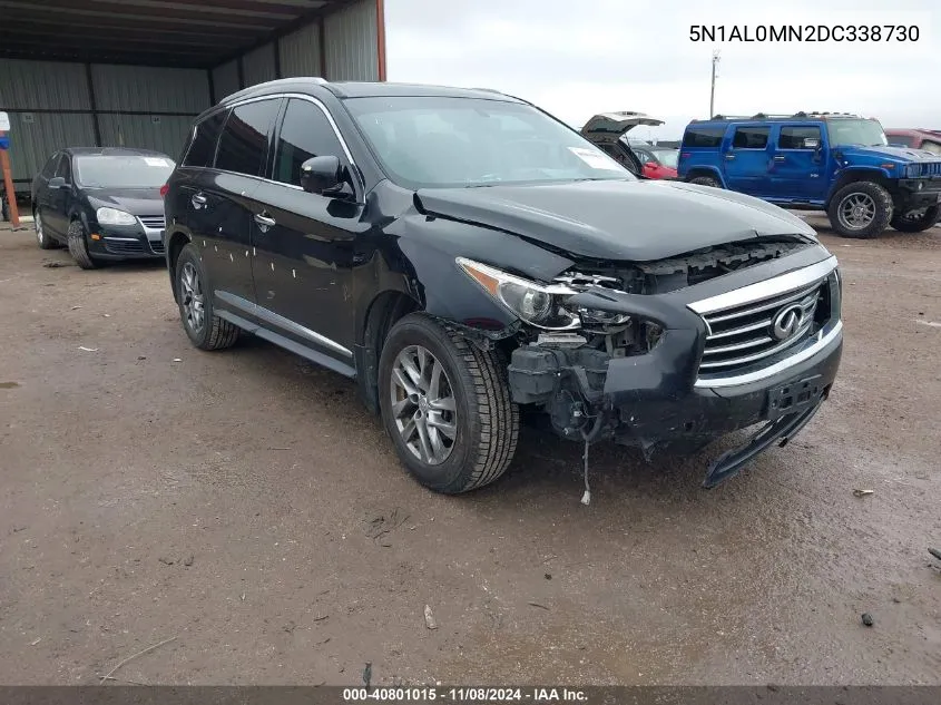 2013 Infiniti Jx35 VIN: 5N1AL0MN2DC338730 Lot: 40801015