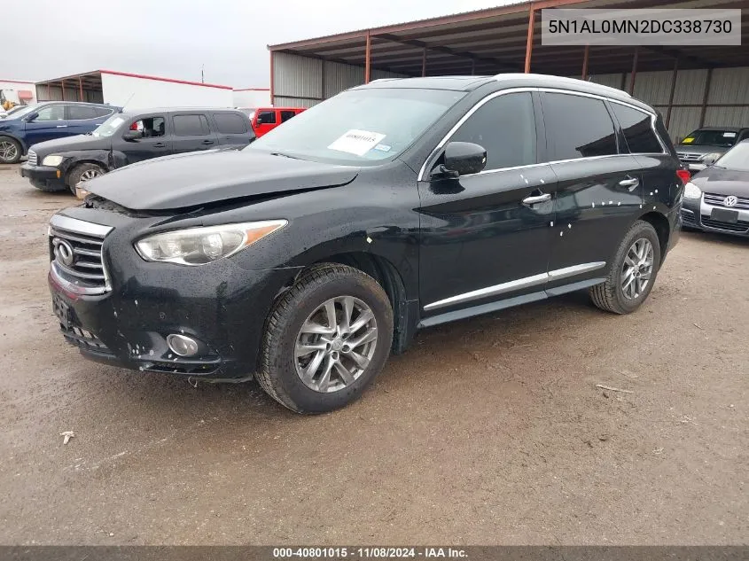 2013 Infiniti Jx35 VIN: 5N1AL0MN2DC338730 Lot: 40801015