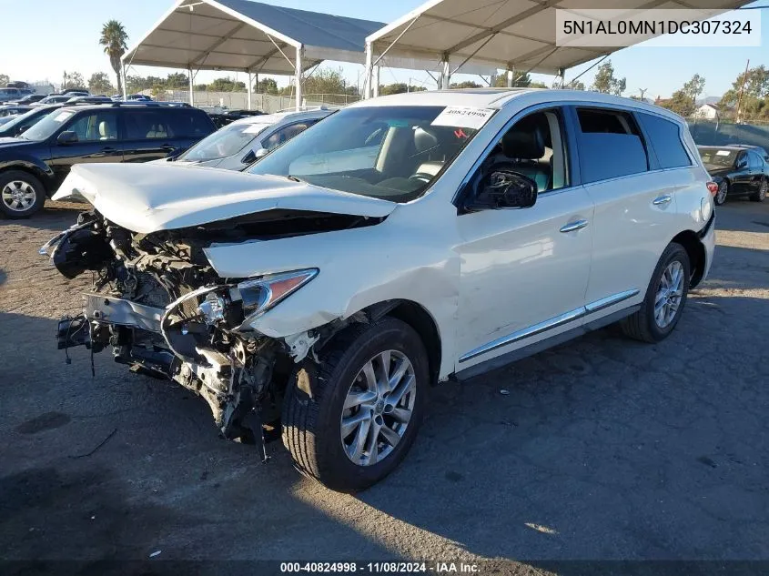 2013 Infiniti Jx35 VIN: 5N1AL0MN1DC307324 Lot: 40824998