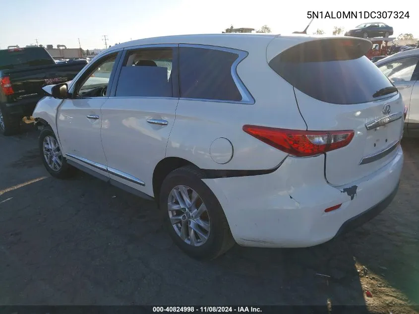 2013 Infiniti Jx35 VIN: 5N1AL0MN1DC307324 Lot: 40824998