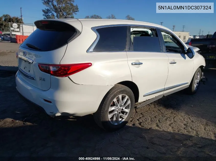 2013 Infiniti Jx35 VIN: 5N1AL0MN1DC307324 Lot: 40824998