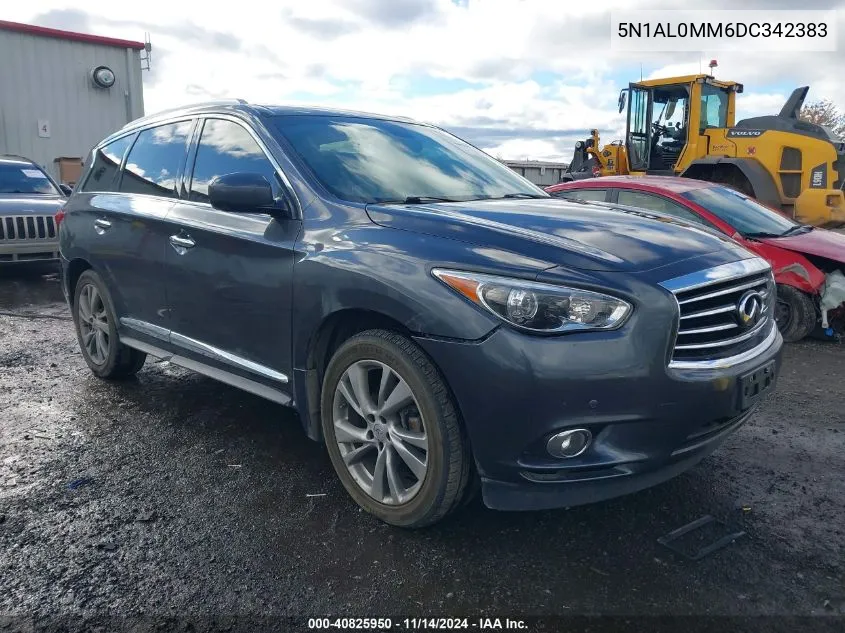 2013 Infiniti Jx35 VIN: 5N1AL0MM6DC342383 Lot: 40825950