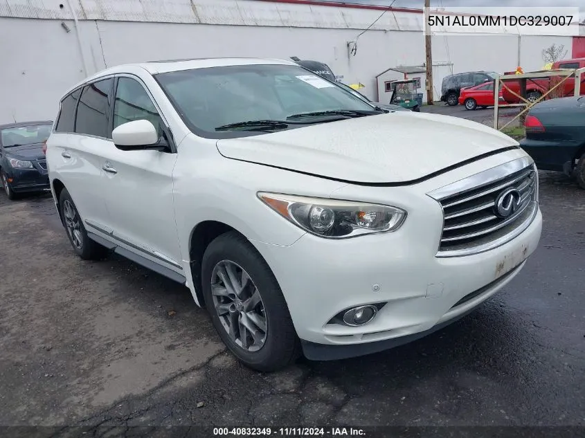 2013 Infiniti Jx35 VIN: 5N1AL0MM1DC329007 Lot: 40832349