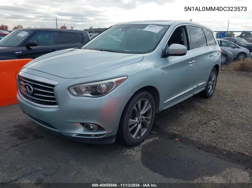 2013 Infiniti Jx35 VIN: 5N1AL0MM4DC323573 Lot: 40858594