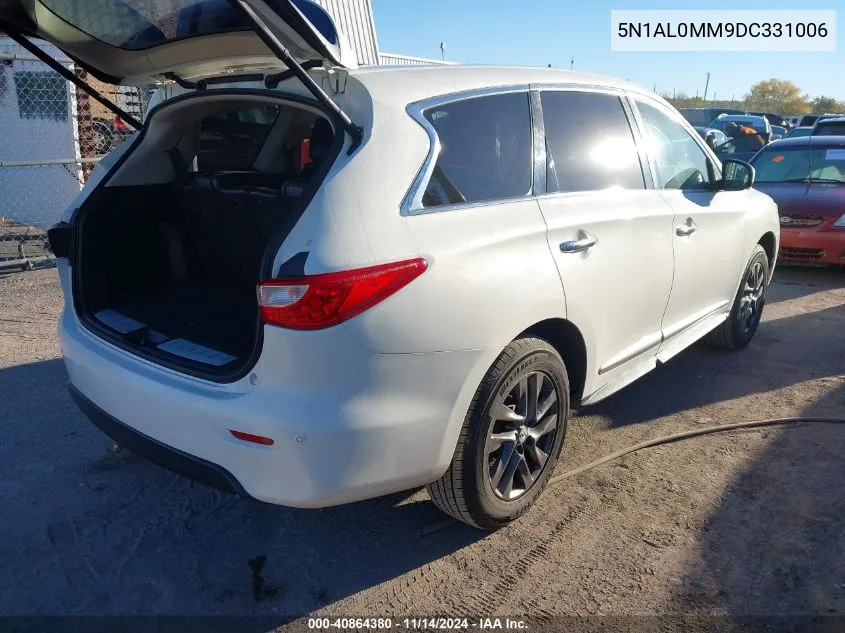 2013 Infiniti Jx35 VIN: 5N1AL0MM9DC331006 Lot: 40864380