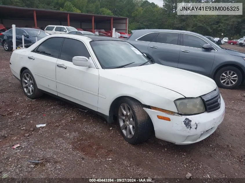 2003 Infiniti M45 Sport VIN: JNKAY41E93M006325 Lot: 40443394