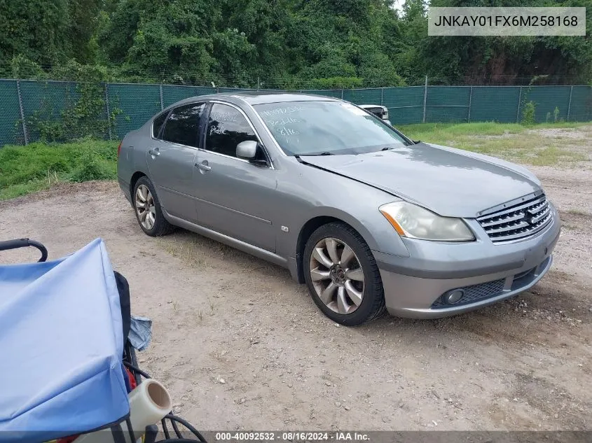 2006 Infiniti M35X VIN: JNKAY01FX6M258168 Lot: 40092532