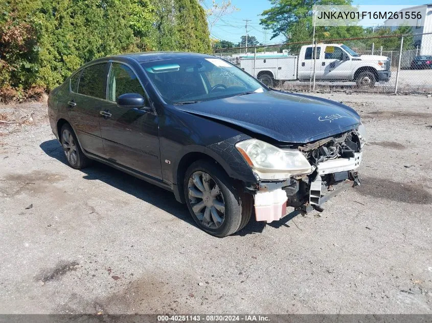 2006 Infiniti M35X VIN: JNKAY01F16M261556 Lot: 40251143