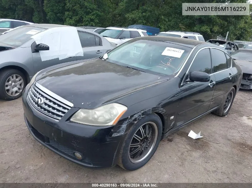 JNKAY01E86M116229 2006 Infiniti M35