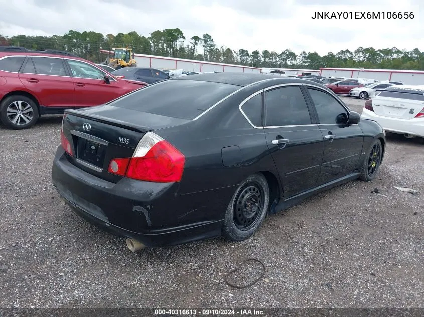 2006 Infiniti M35 Sport VIN: JNKAY01EX6M106656 Lot: 40316613