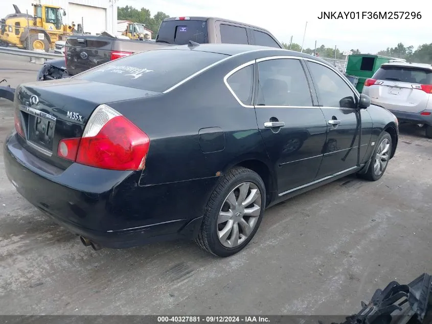 2006 Infiniti M35 Sport VIN: JNKAY01F36M257296 Lot: 40327881