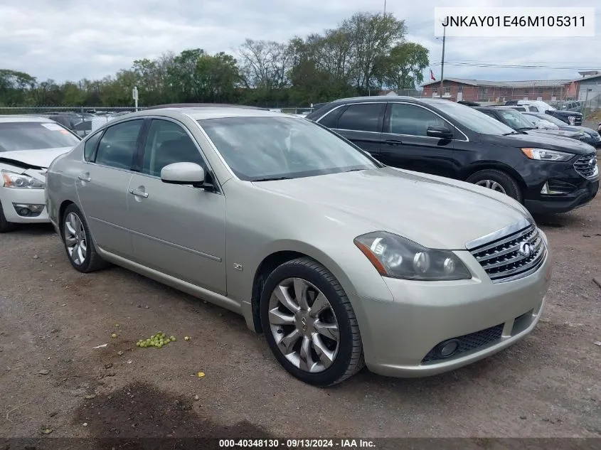 2006 Infiniti M35 Sport VIN: JNKAY01E46M105311 Lot: 40348130