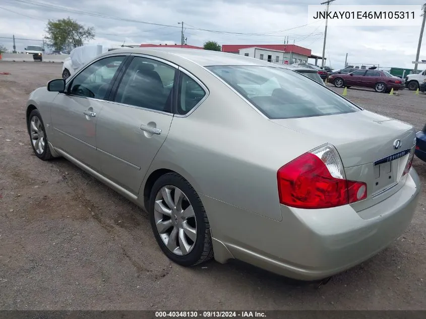 JNKAY01E46M105311 2006 Infiniti M35 Sport