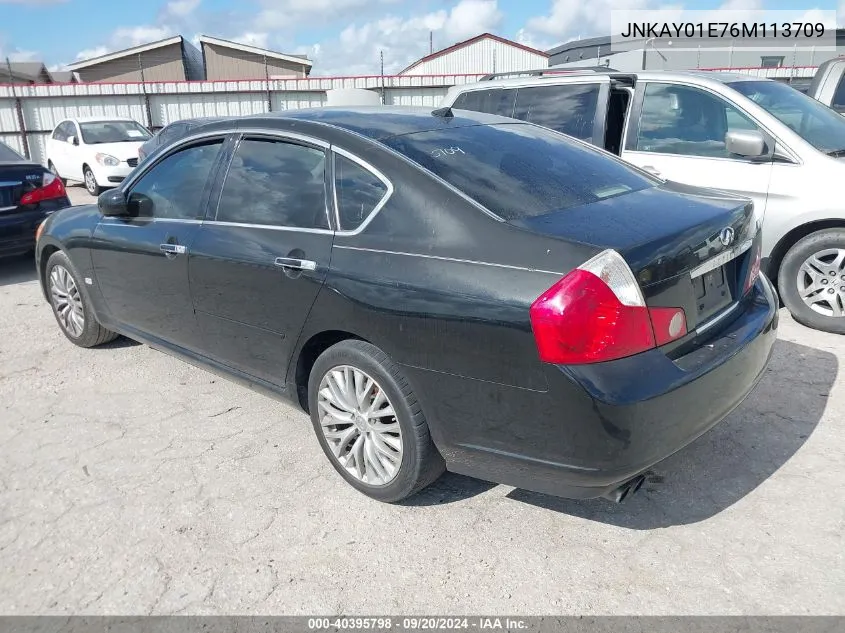 2006 Infiniti M35 VIN: JNKAY01E76M113709 Lot: 40395798