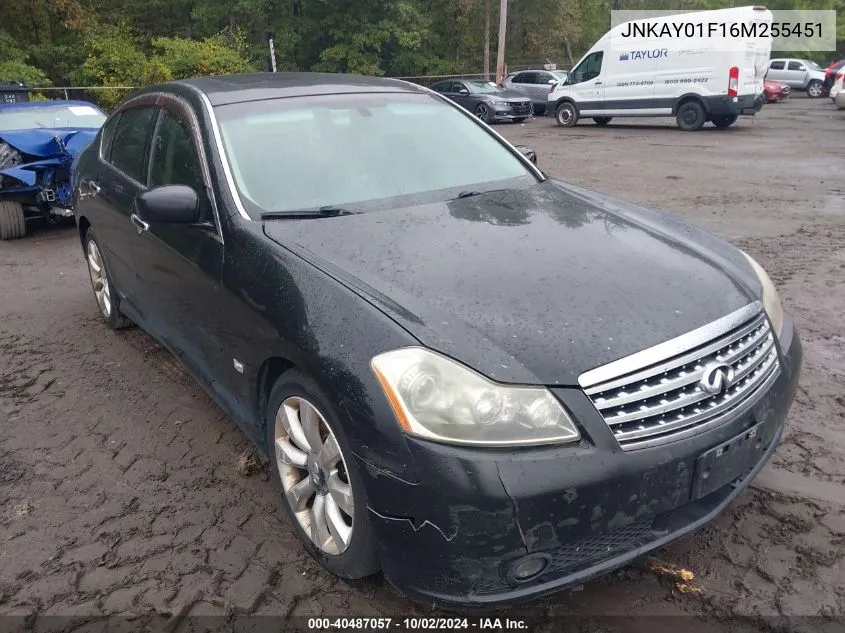 2006 Infiniti M35 Sport VIN: JNKAY01F16M255451 Lot: 40487057