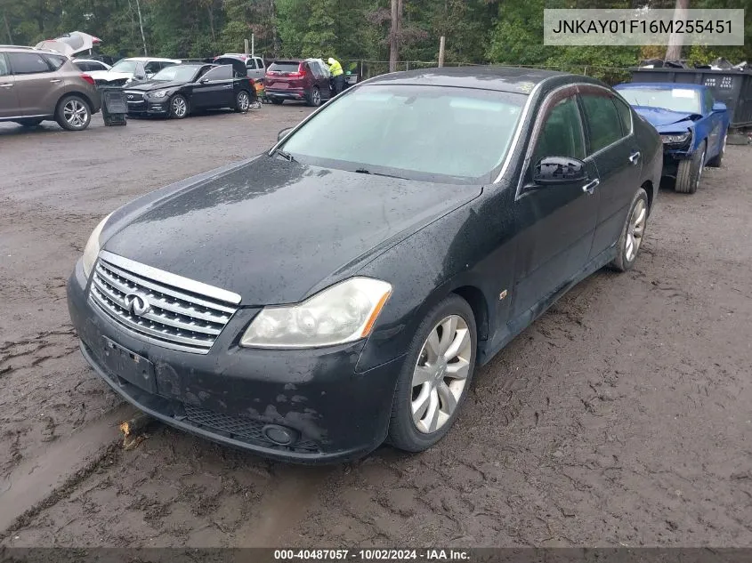 2006 Infiniti M35 Sport VIN: JNKAY01F16M255451 Lot: 40487057