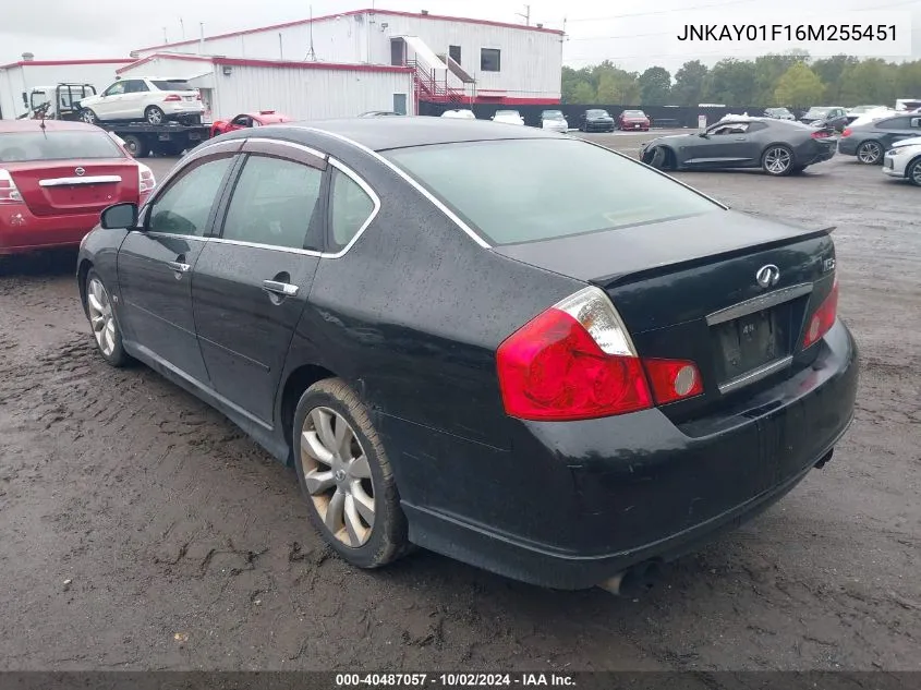 2006 Infiniti M35 Sport VIN: JNKAY01F16M255451 Lot: 40487057