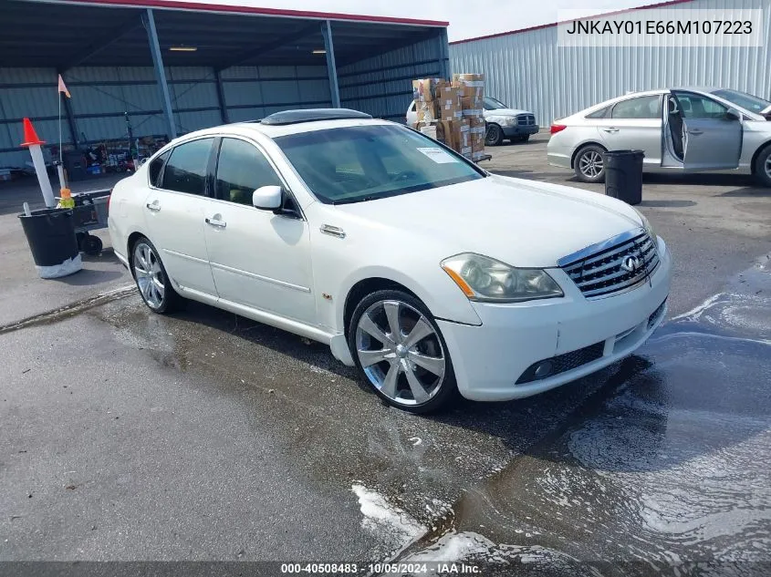 2006 Infiniti M35 VIN: JNKAY01E66M107223 Lot: 40508483