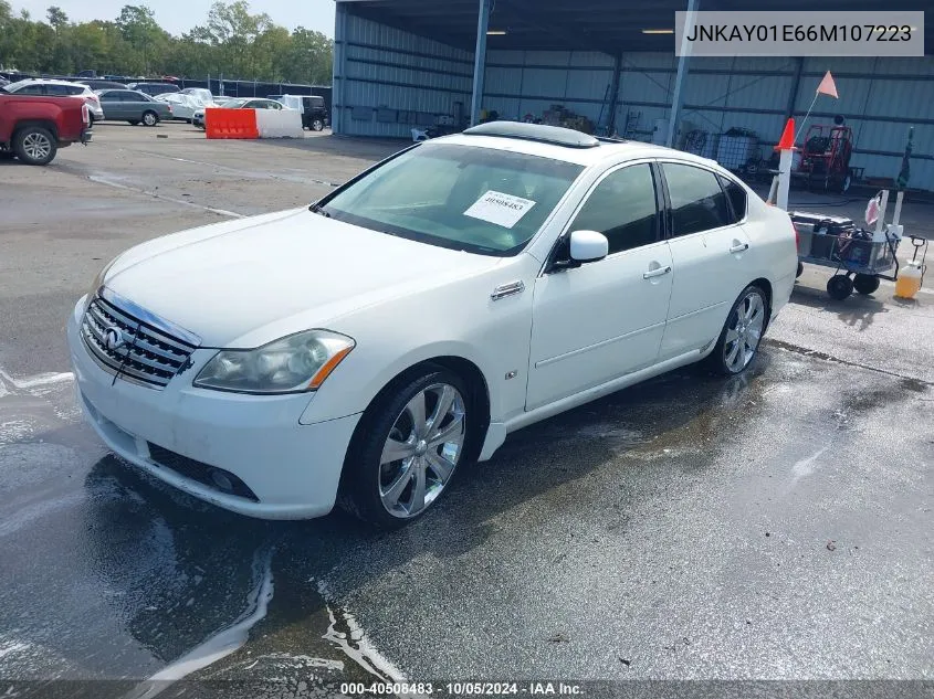 2006 Infiniti M35 VIN: JNKAY01E66M107223 Lot: 40508483