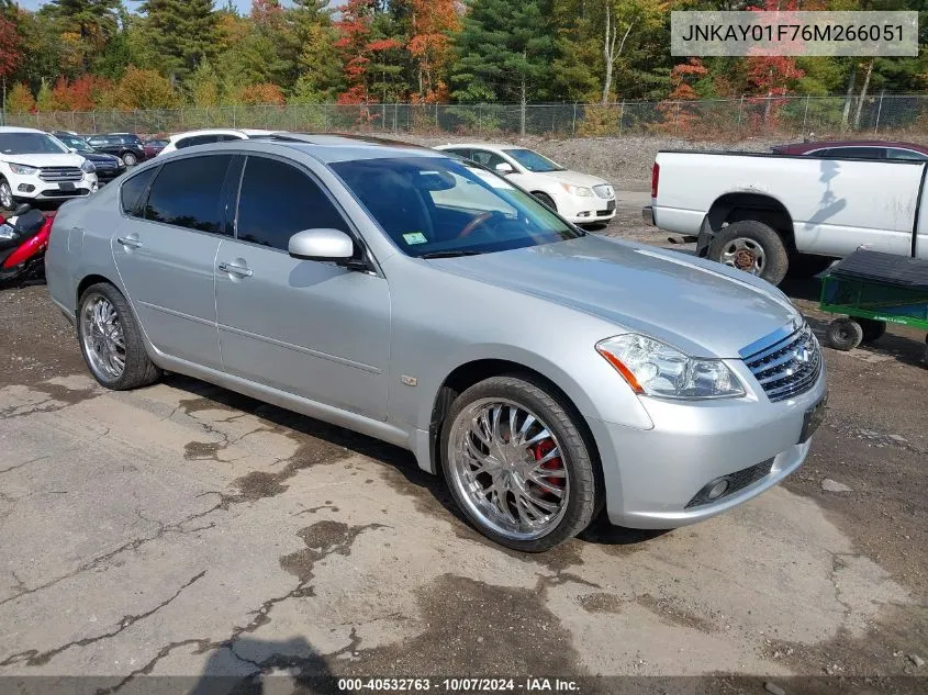 2006 Infiniti M35X VIN: JNKAY01F76M266051 Lot: 40532763