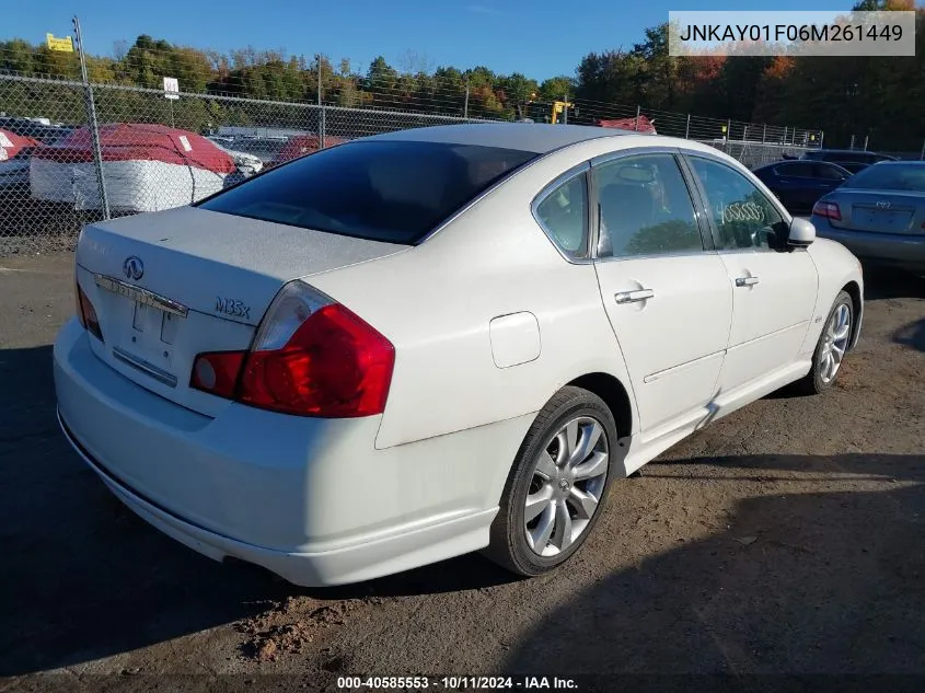 2006 Infiniti M35 Sport VIN: JNKAY01F06M261449 Lot: 40585553