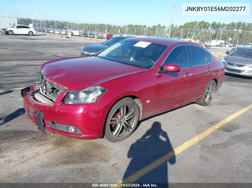 2006 Infiniti M45 Sport VIN: JNKBY01E56M202277 Lot: 40667669