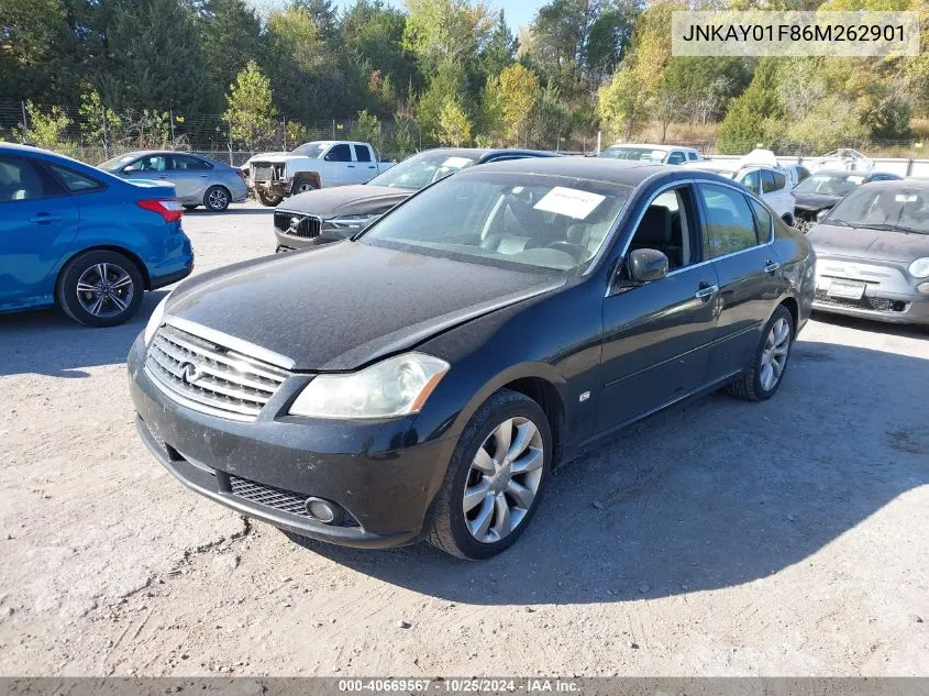 2006 Infiniti M35X VIN: JNKAY01F86M262901 Lot: 40669567