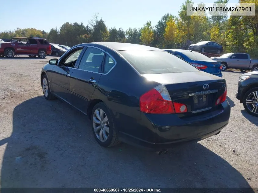 2006 Infiniti M35X VIN: JNKAY01F86M262901 Lot: 40669567