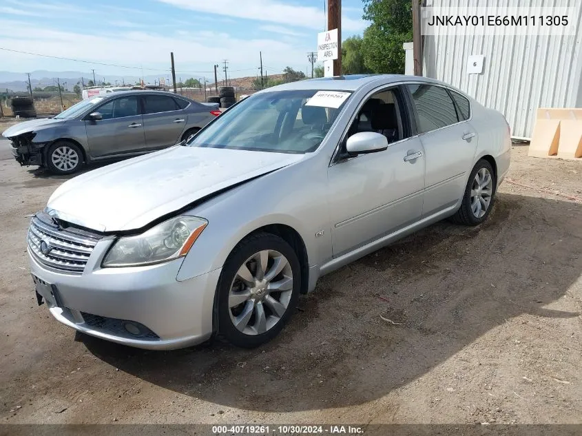 2006 Infiniti M35 VIN: JNKAY01E66M111305 Lot: 40719261