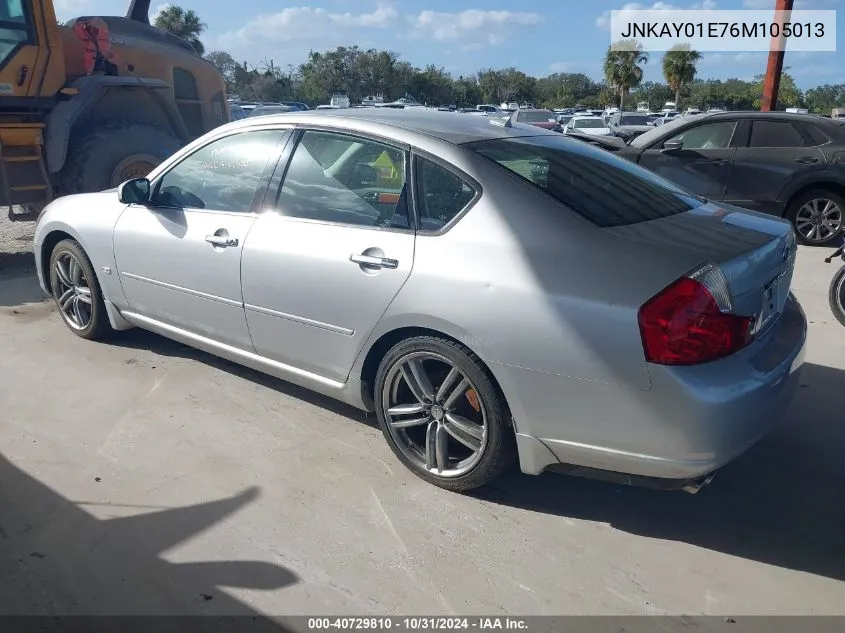 2006 Infiniti M35 Sport VIN: JNKAY01E76M105013 Lot: 40729810