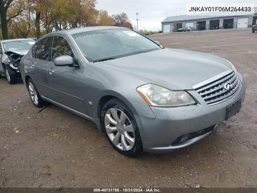 2006 Infiniti M35X VIN: JNKAY01F06M264433 Lot: 40731755